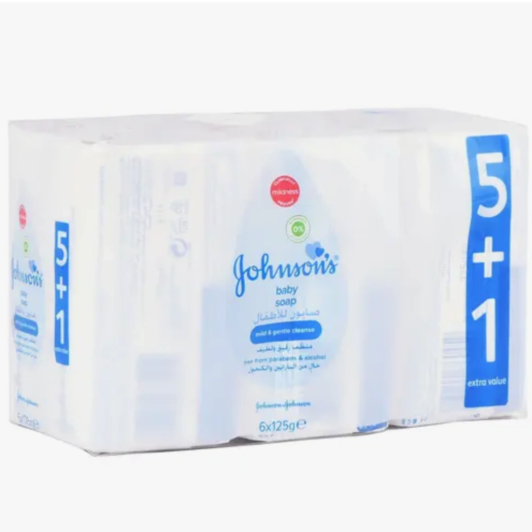 5 قطع من صابون جونسون للأطفال  - 125 غ