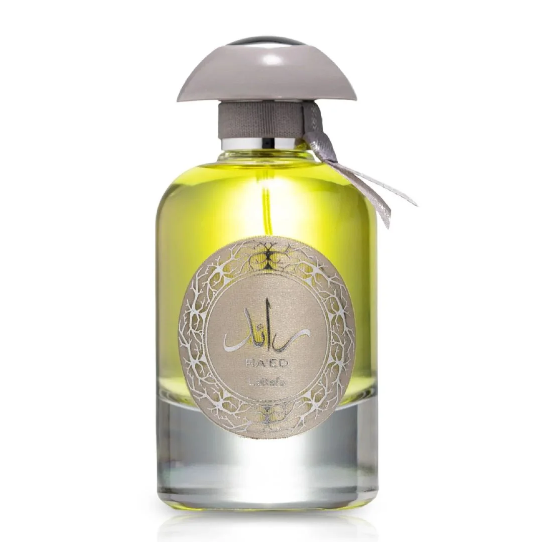 رائد سيلفر من لطافة للرجال 100 مل سحر التباين العطري يجمع بين انتعاش الحمضيات واليوسفي مع قاعدة ملكية من الجلد والعود 