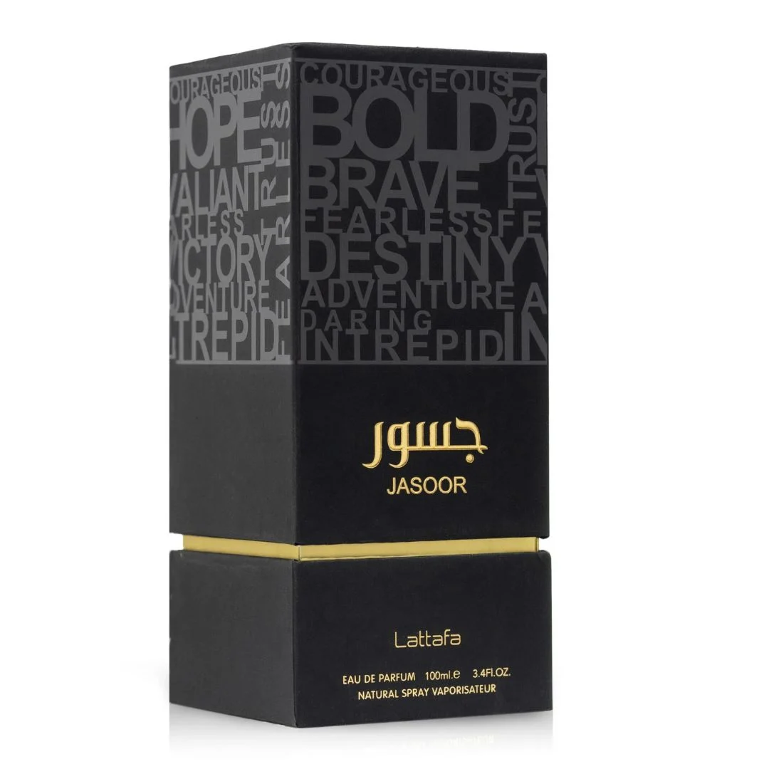 عطر جسور من لطافه 100 مل بمزيج عطري حار يجمع بين الهيل والتبغ والباتشولي