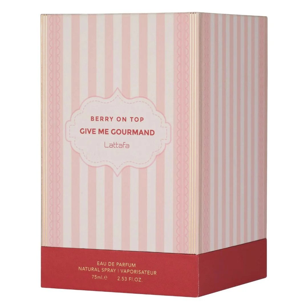 إكسير الأنوثة من لطافة 75 مل مزيج من كب كيك الفراولة والكريمة المرتكزة على المسك