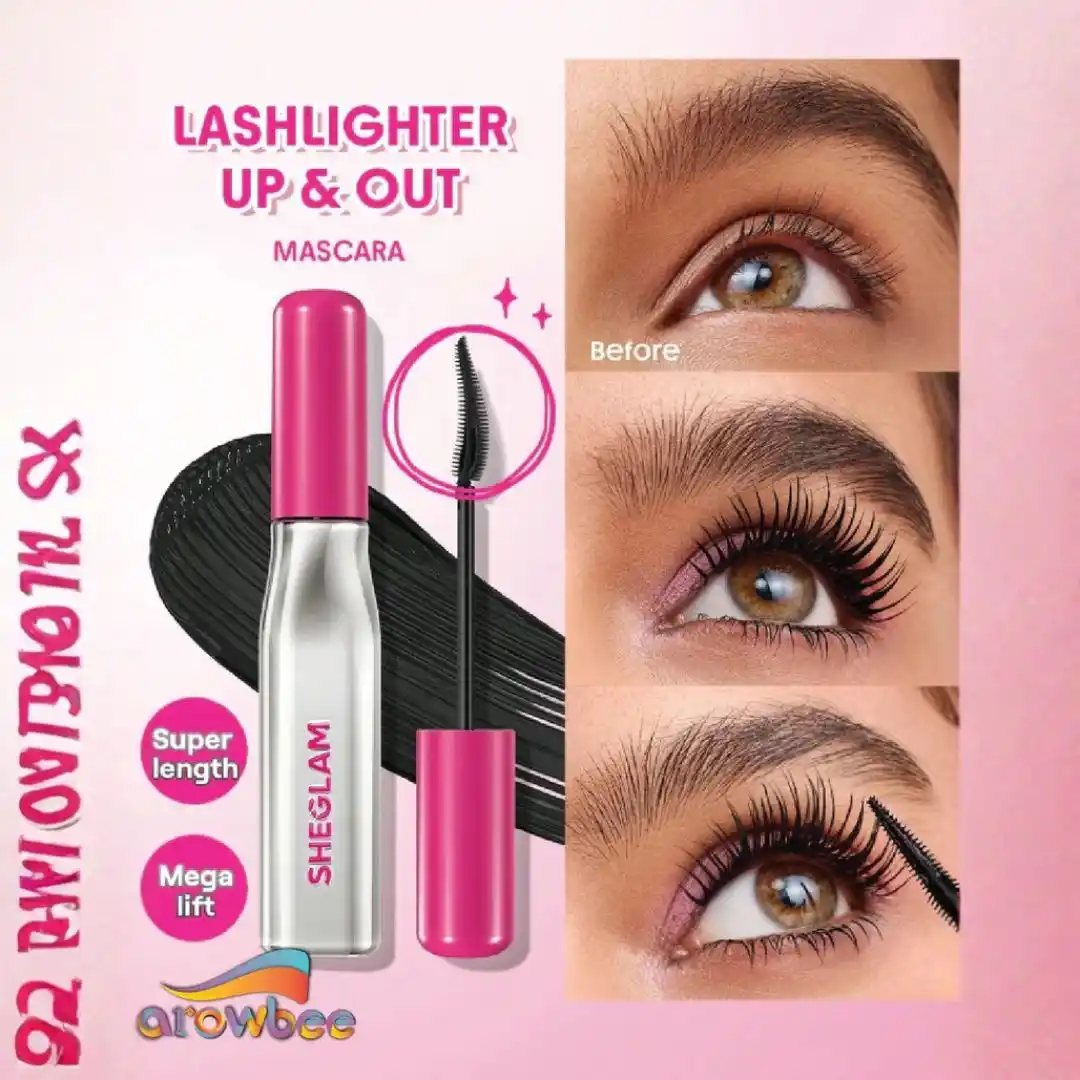 ماسكارا بغطاء وردي مقاومة للماء لرموش كثيفة من شيغلام - 7.5 مل