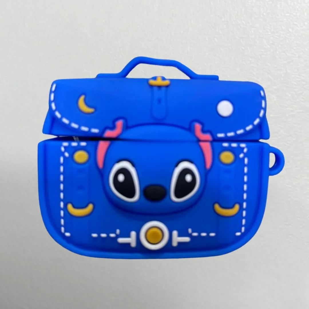 كفر سماعات AirPods بتصميم شخصية ستيتش الكرتونية