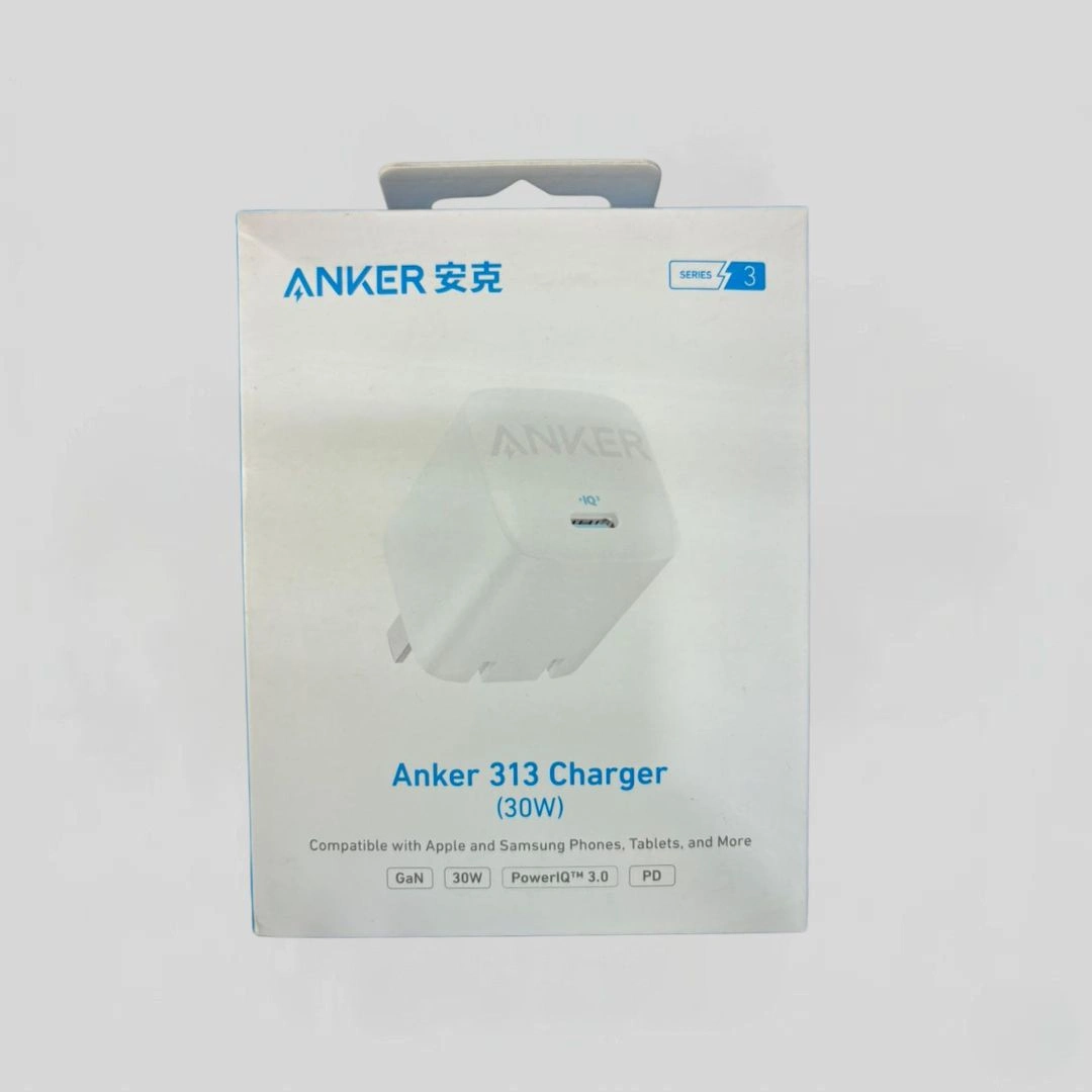 شاحن أنكر 313 مدمج بقوة 30 واط بتقنية GaN 