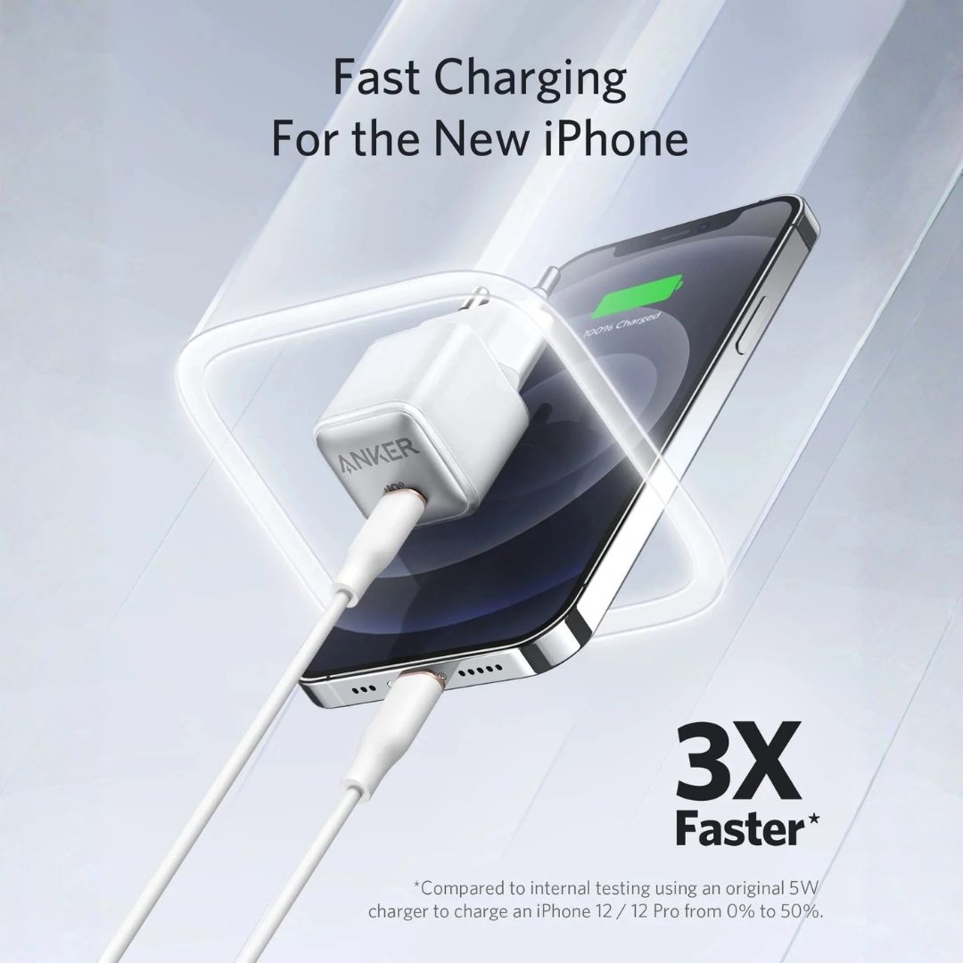 شاحن أنكر 313 مدمج بقوة 30 واط بتقنية GaN 