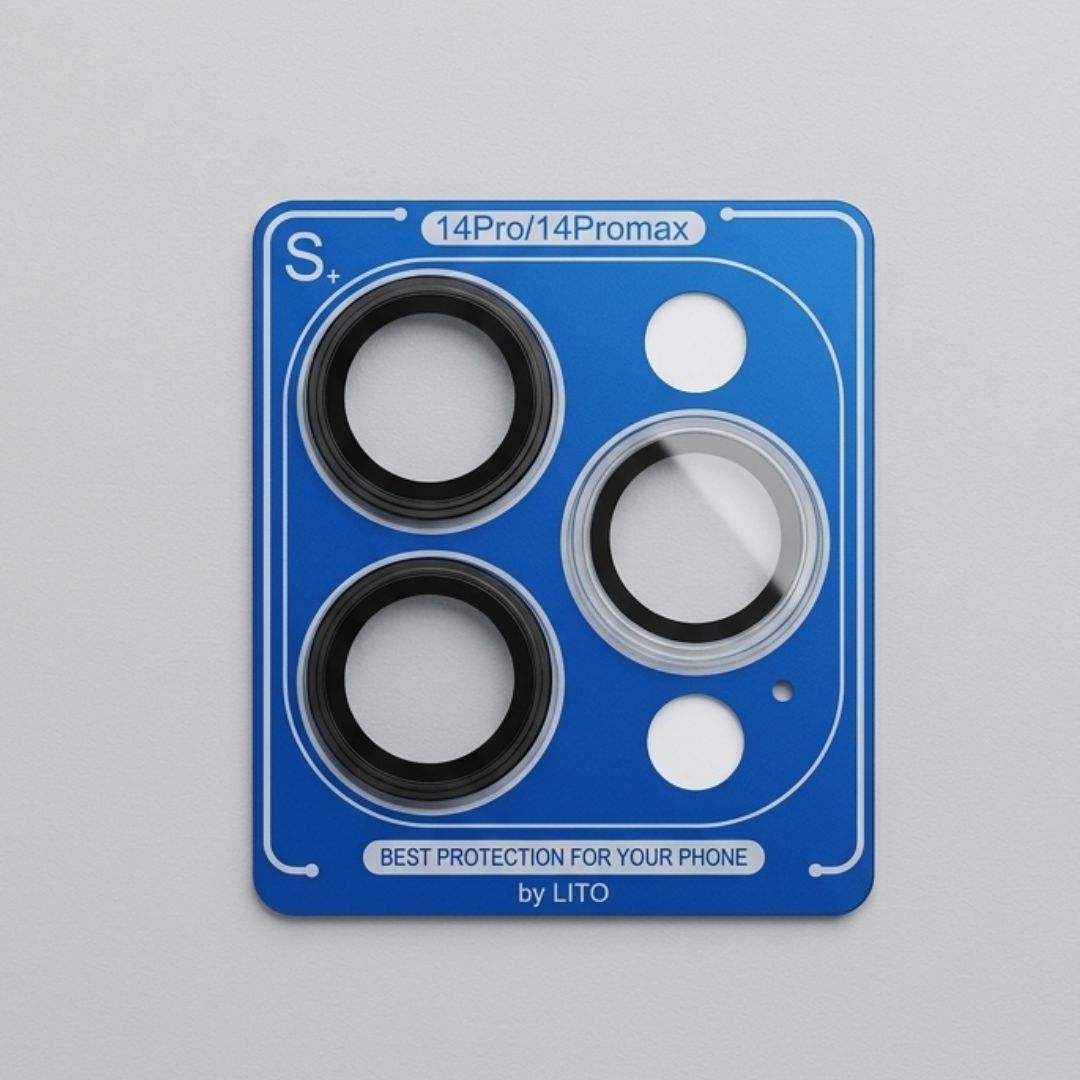 واقي عدسات الكاميرا من LITO حماية 9H فائقة الصلابة ومقاومة للخدش والصدمات 