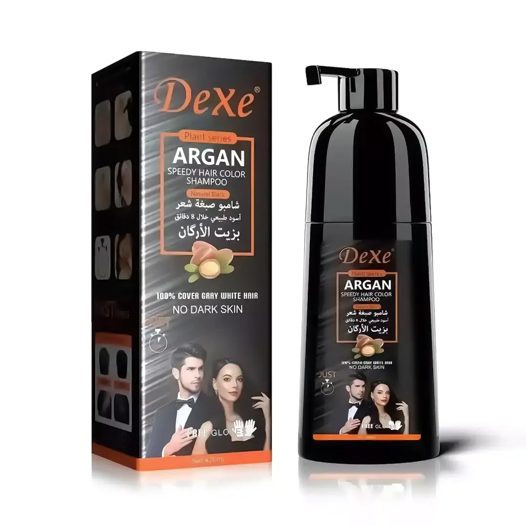 شامبو صبغة الشعر من ديكسي بزيت الأركان - 420 مل