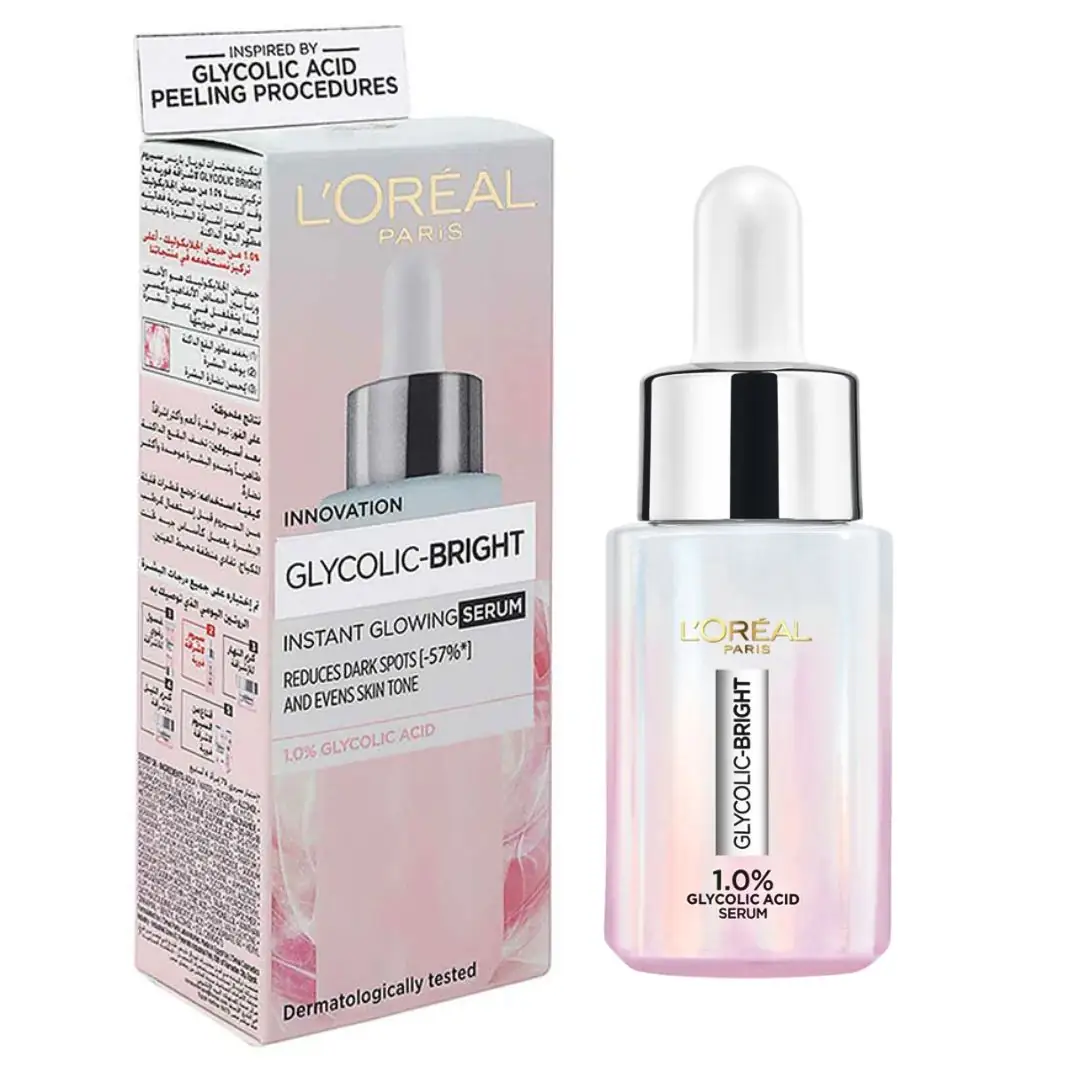 سيروم جلايكوليك برايت من لوريال باريس -15مل