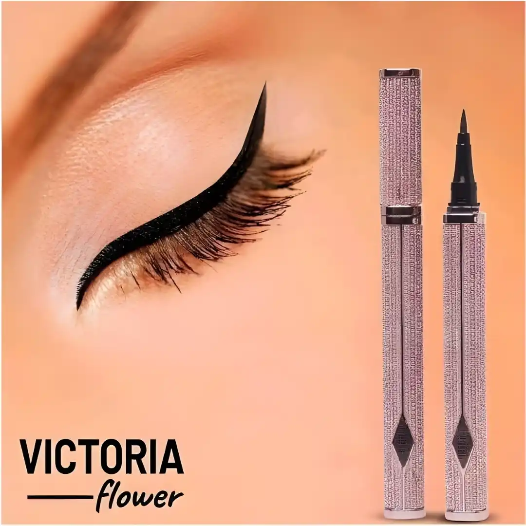 قلم آيلاينر سائل من فكتوريا فلاور - ثباتية 24 ساعة