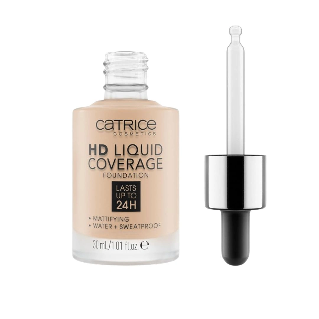 كريم أساس فاونديشن سائل بتغطية HD من كاتريس (مت) - 30 مل 