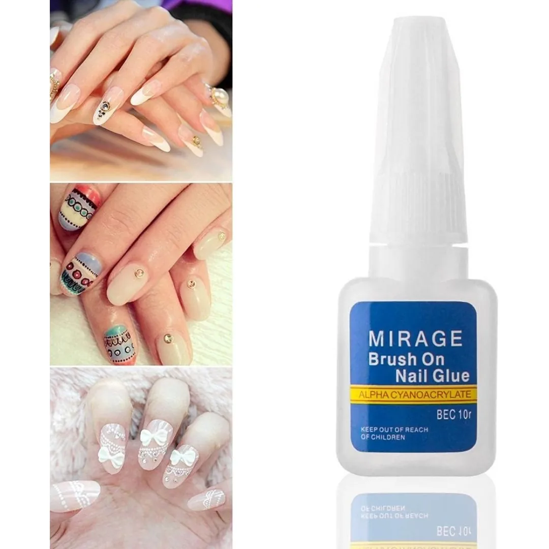 لاصق أظافر بفرشاة من ميريج - 10 غ