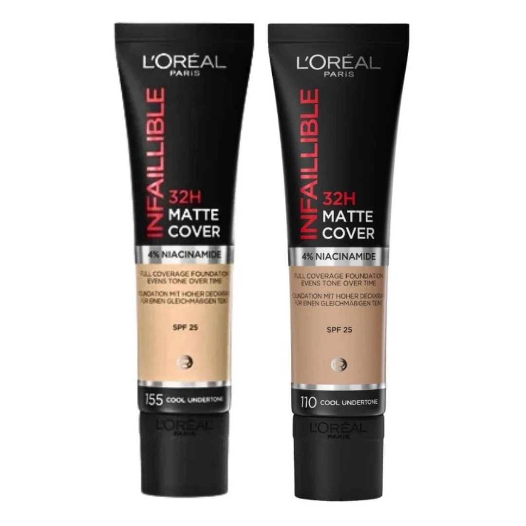 كريم أساس لوريال باريس إنفاليبل مات (SPF25) - 30 مل