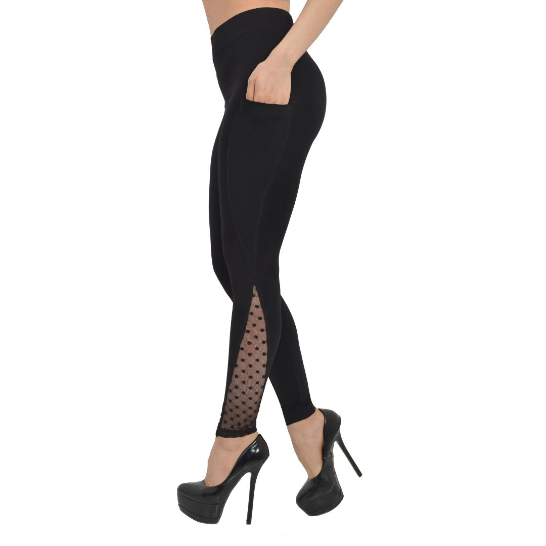 فيزون شيفون منقط بجيبة موديل 3053 من سوليتير