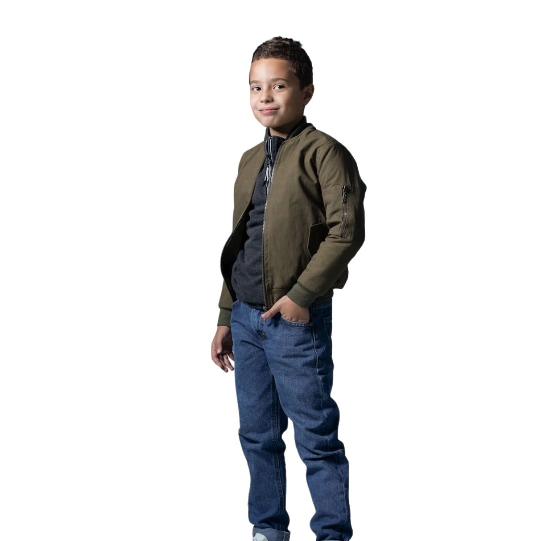 جاكيت بومبر صبياني شتوي مقاوم للماء 