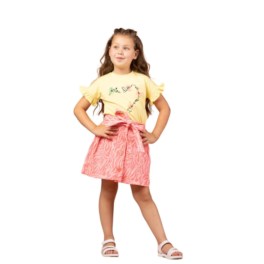 تنورة بناتي قصيرة من الجاكار