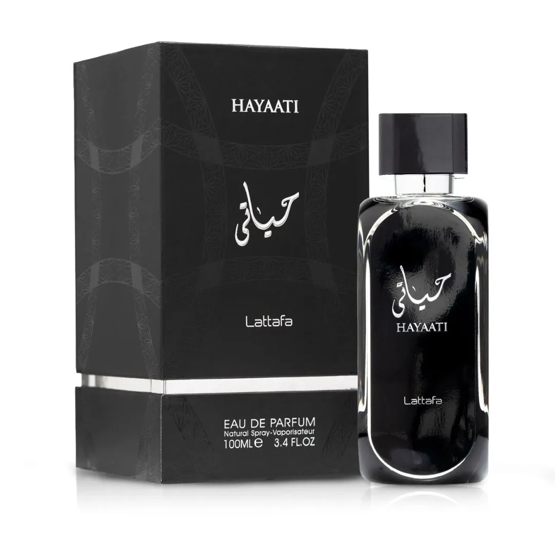 عطر حياتي الأسود 100 مل توازن مثالي بين انتعاش البرغموت ودفء القرفة بصمة رجولية فاخرة تدوم طويلاً.