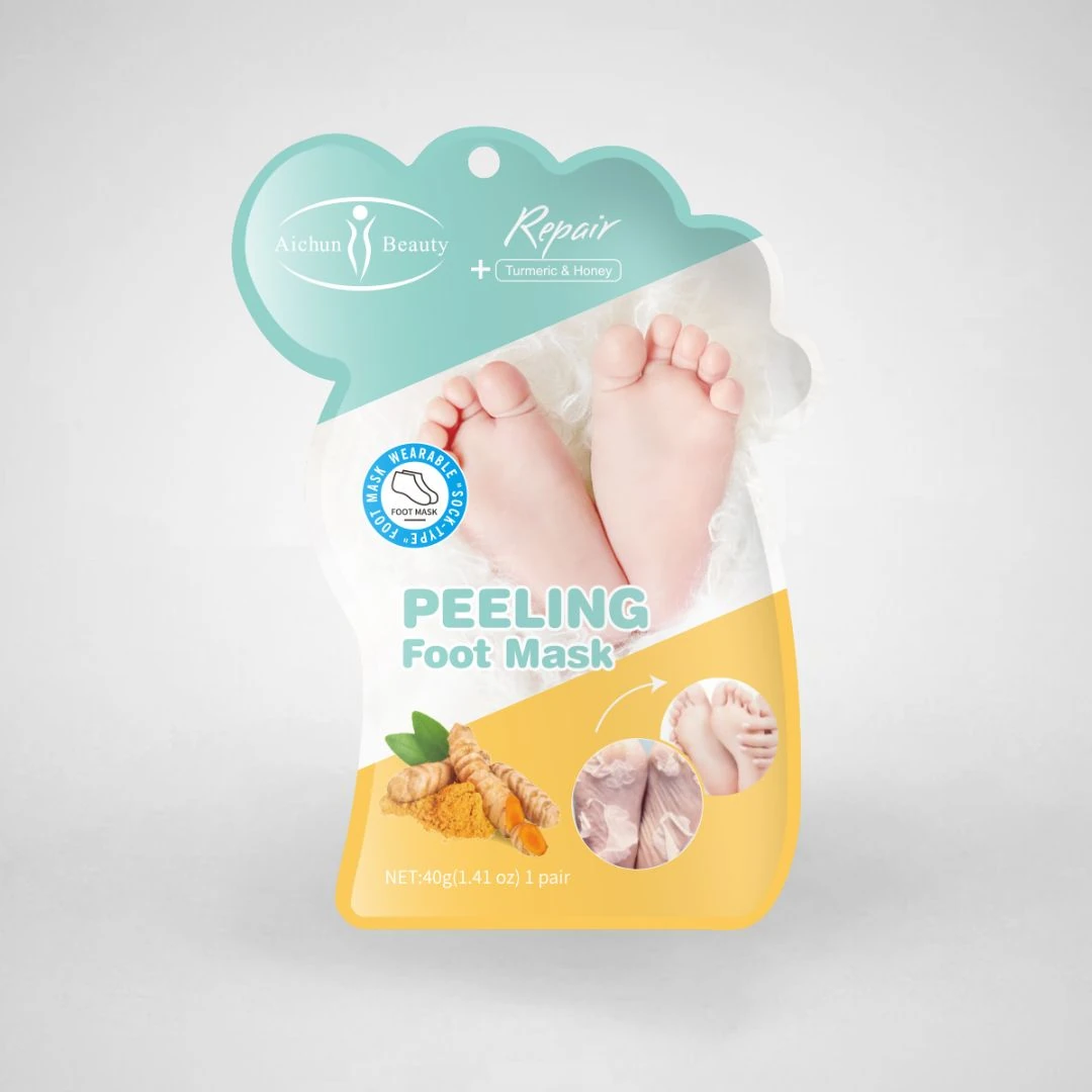 ماسك تقشير القدمين من آيتشون بيوتي بخلاصة الكركم والعسل - 40 غ