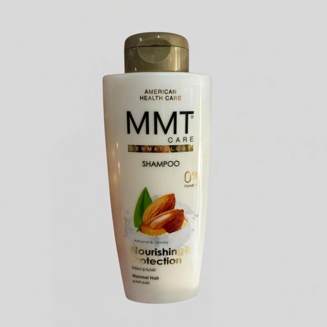 شامبو MMT CARE بخلاصة اللوز والعسل للشعر العادي - 500 مل