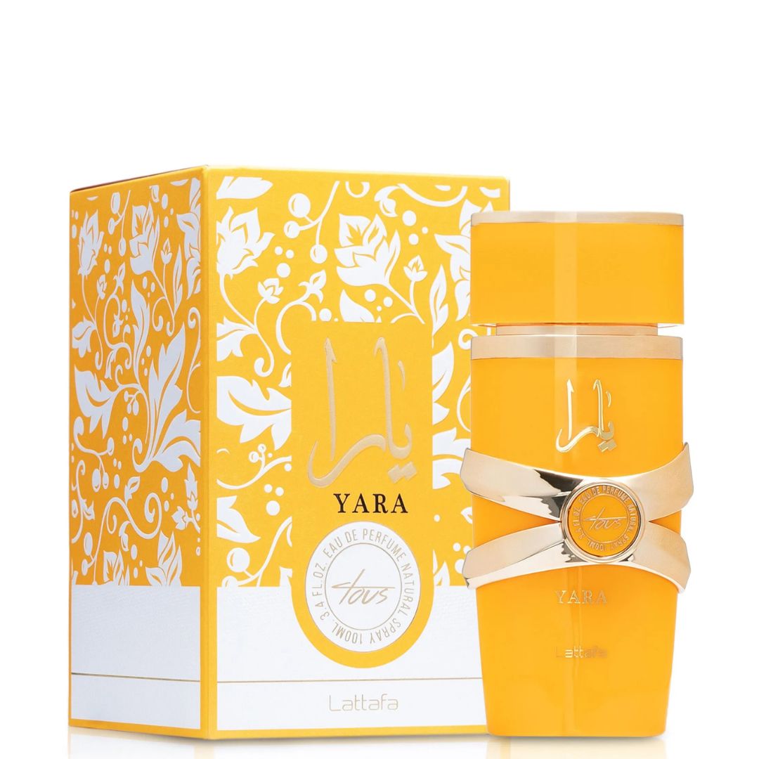 عطر يارا توس من لطافة عبير الفواكه الاستوائية الممزوجة بزهور الهيليوتروب والياسمين  