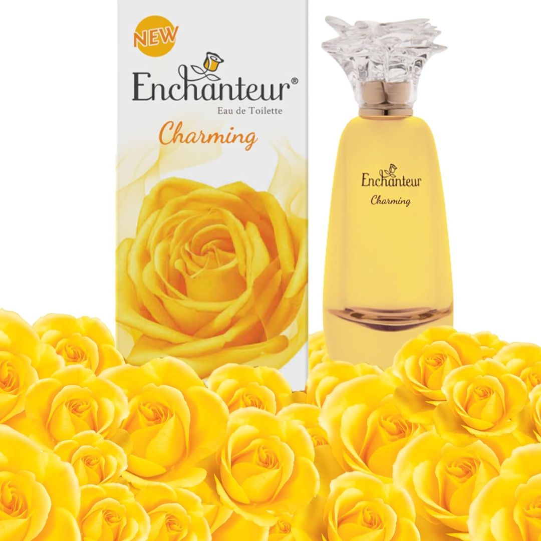 عطر إنشانتور تشارمينج يجمع بين عبق الزهور المتفتحة وانتعاش الحمضيات