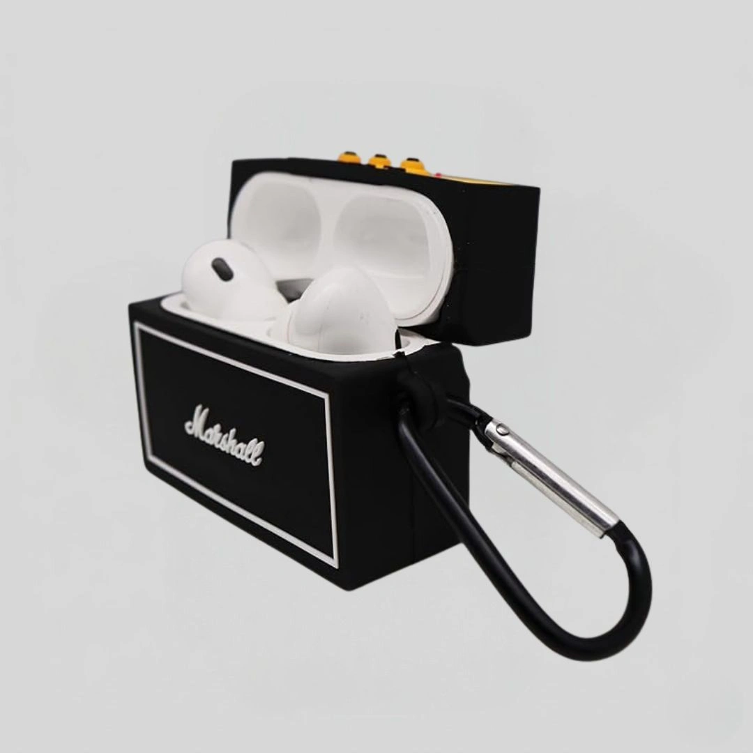 كفر سماعات AirPods بتصميم مضخم صوت 