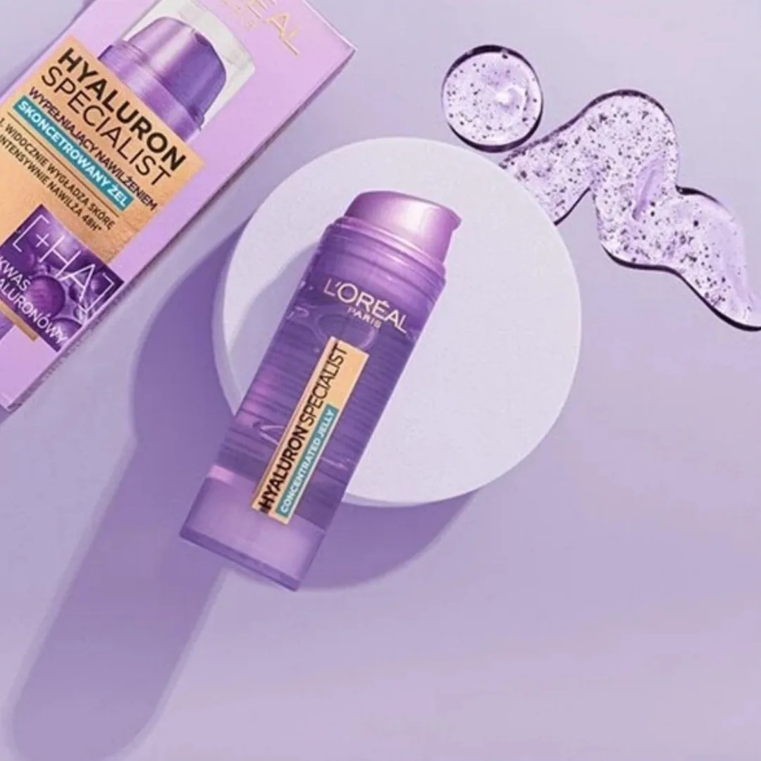 جل مرطب للبشرة بحمض الهيالورونيك من لوريال باريس - 50 مل