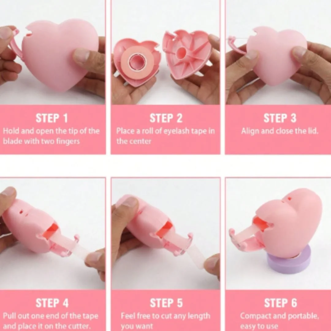 شريط تحديد ظل العين بلون وردي