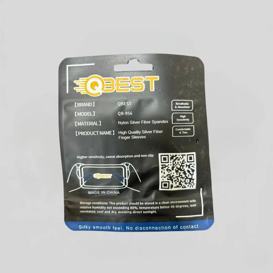 قفازات أصابع QBEST للألعاب الإلكترونية بتحكم دقيق وسريع 