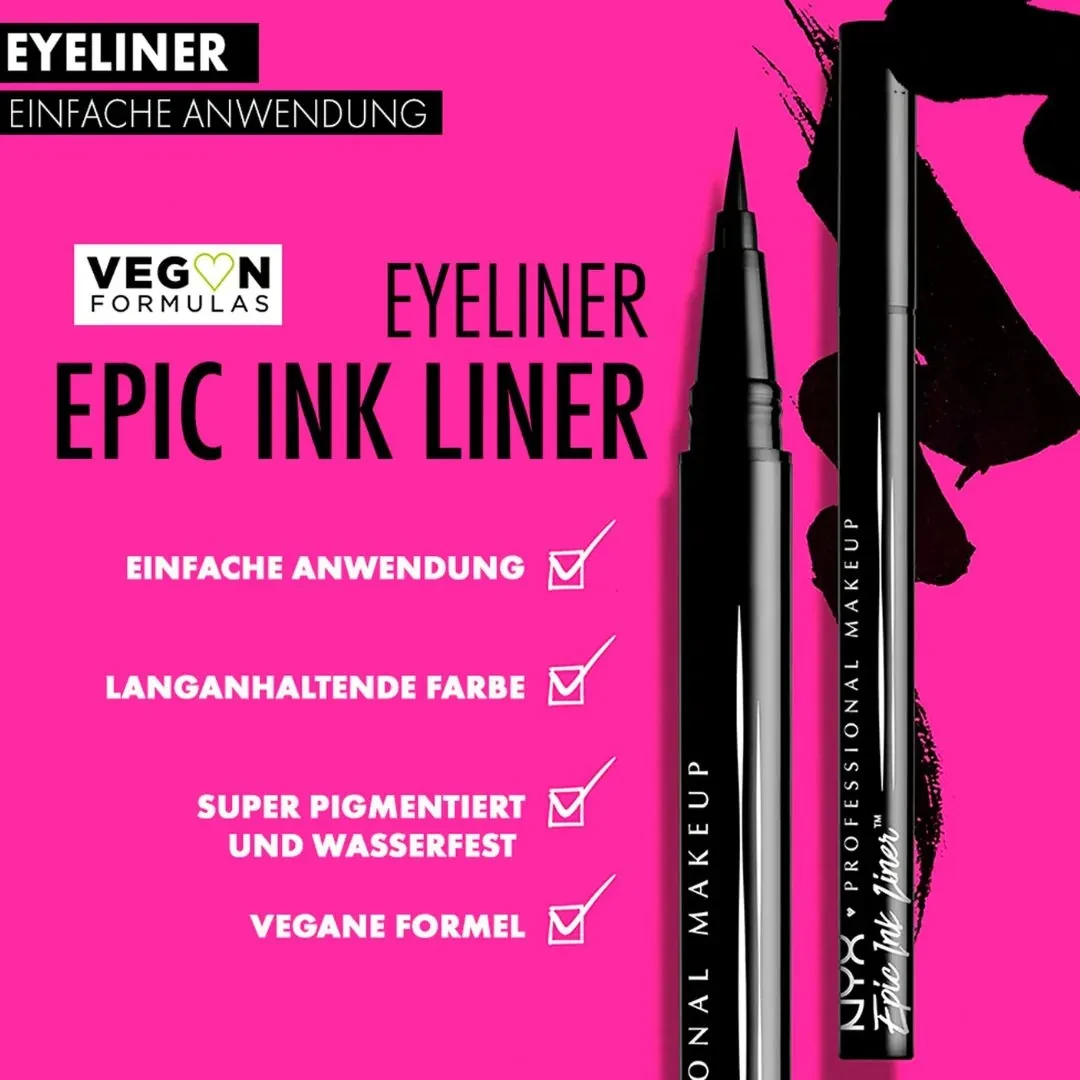 آي لاينر مضاد للماء من إن واي إكس - 1 مل