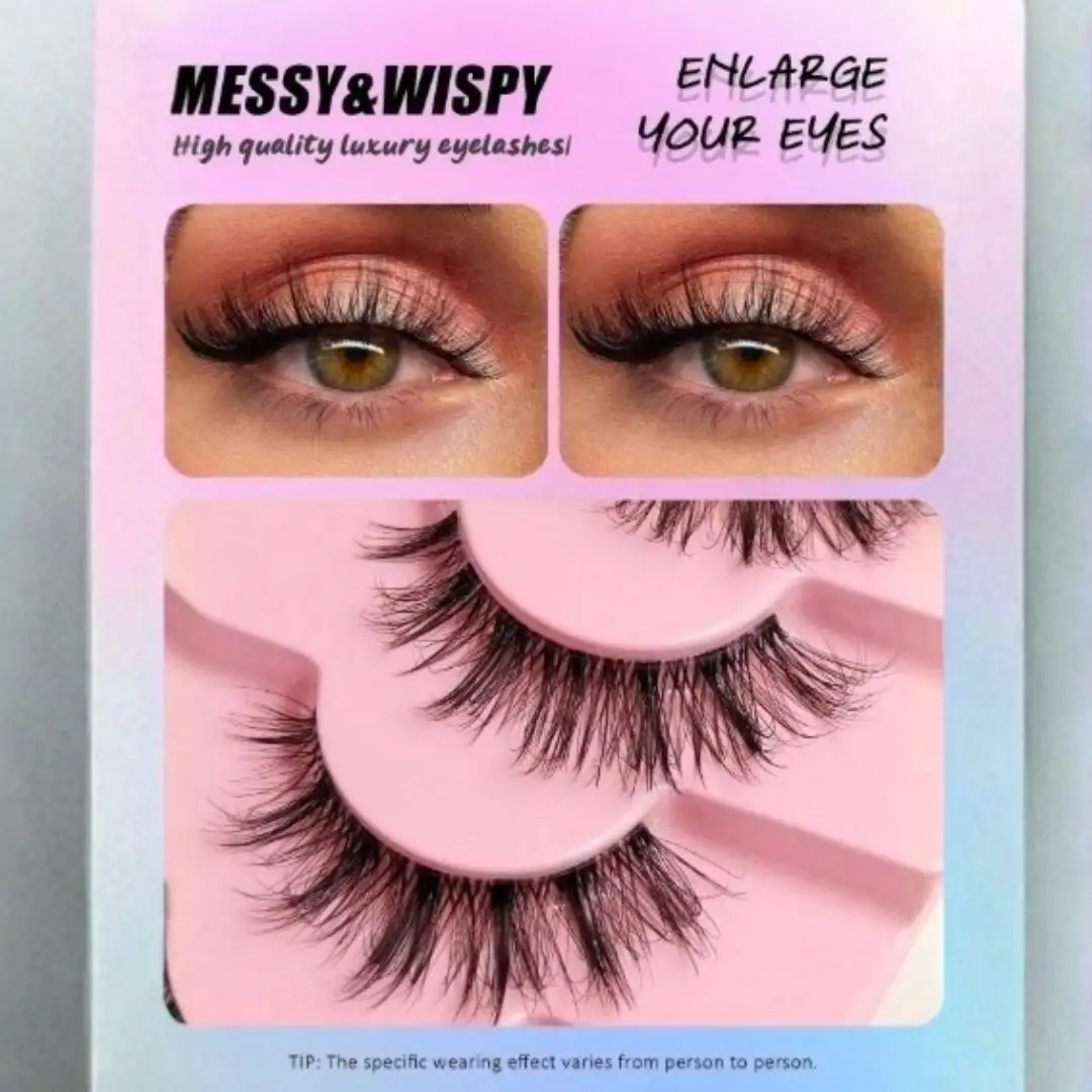 مجموعة رموش صناعية 7 أزواج ذات حجم كثيف