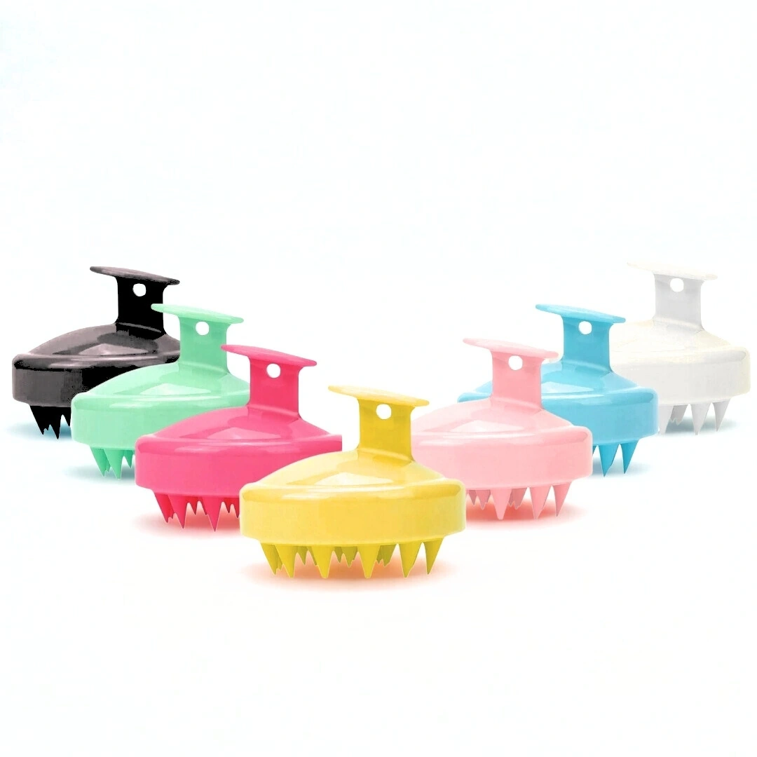 فرشاة تدليك فروة الرأس من السيليكون 