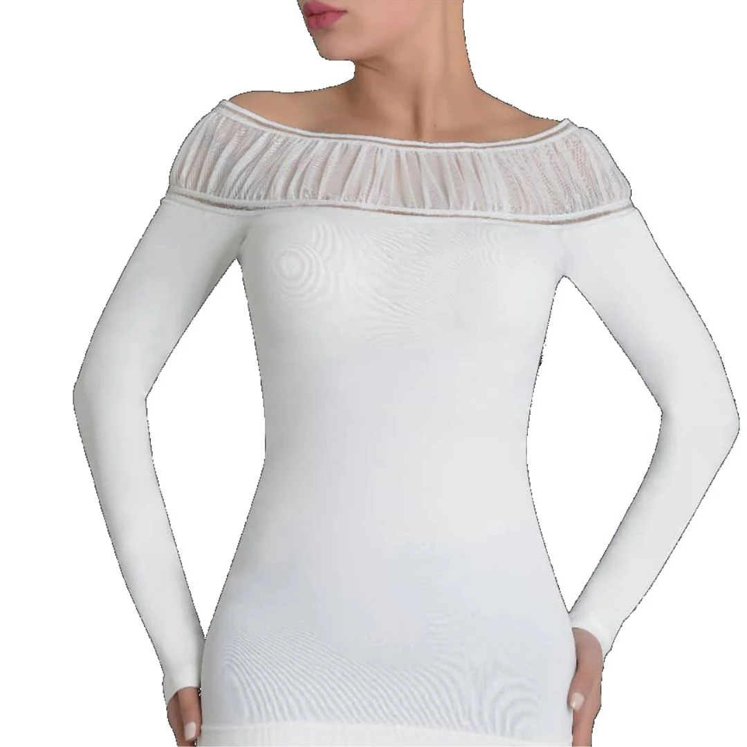 كنزة شيفون قبة واسعة موديل 4020 من سوليتير