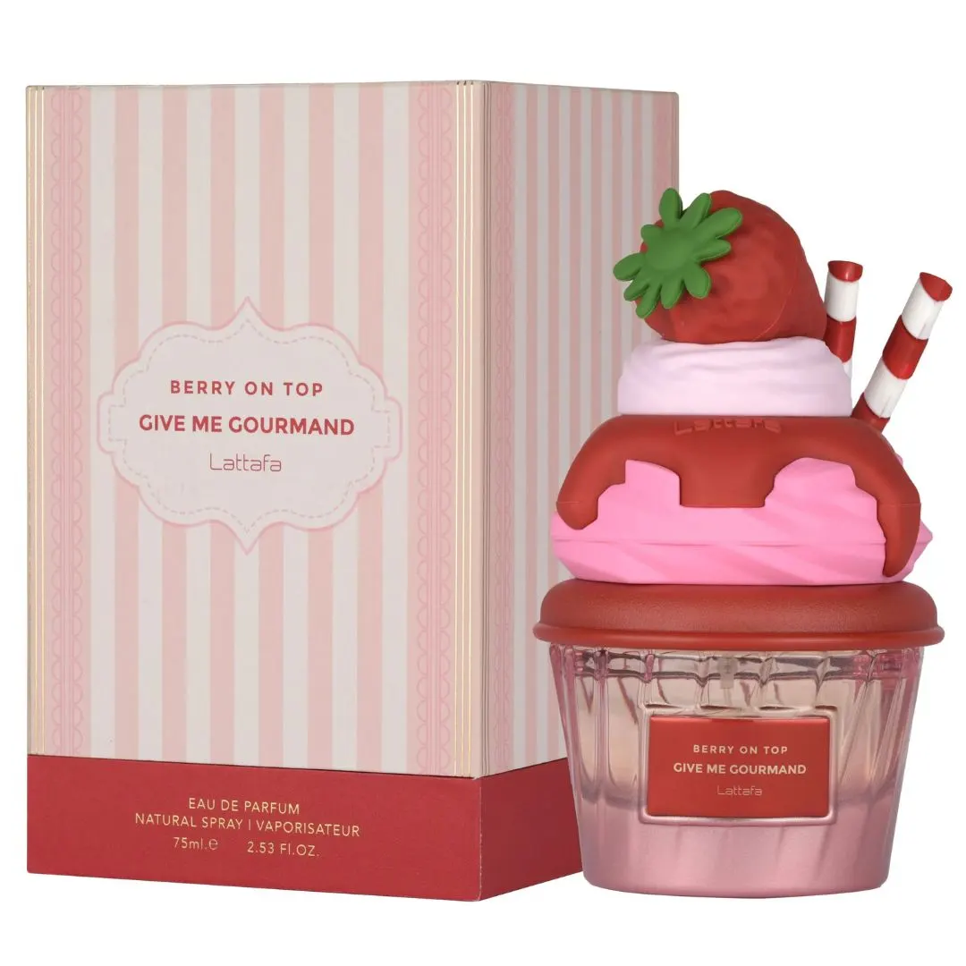 إكسير الأنوثة من لطافة 75 مل مزيج من كب كيك الفراولة والكريمة المرتكزة على المسك