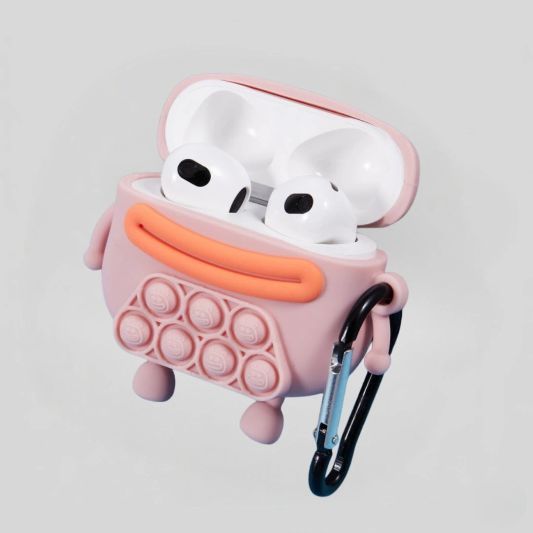 كفر سماعات سيليكون AirPods بتصميم كائن فضائي