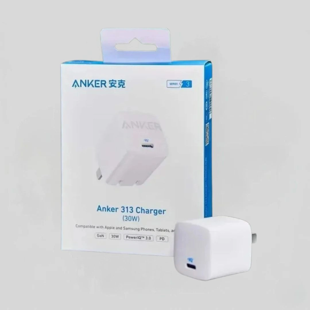 شاحن أنكر 313 مدمج بقوة 30 واط بتقنية GaN 
